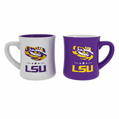 Louisiana State University 10oz Ceramic Cup Set, 2pc, Collegiate, Home