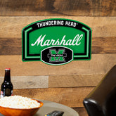 Marshall University USA Embossed Steel Wall Sign, 11" x 17", Collegiate, Home