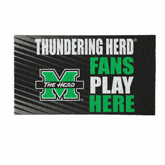 Marshall University Fan Mat, 28"x16", Collegiate