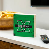 Marshall University Plock, Down Home Fans, 6x6, Collegiate, Home