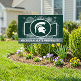 Michigan State University Yard Sign, Patriotic, Collegiate, Home