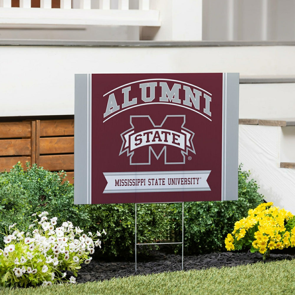 Mississippi State University Coroplast Yard Sign Alumni, Collegiate, Home