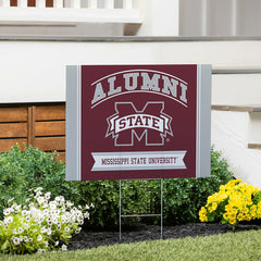 Mississippi State University Coroplast Yard Sign Alumni, Collegiate, Home