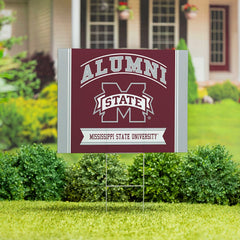 Mississippi State University Coroplast Yard Sign Alumni, Collegiate, Home