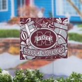 Mississippi State University Yard Sign, Holiday, Collegiate, Home