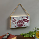Mississippi State University Holiday Wood Wall Sign, 6x11, Collegiate, Home