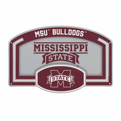 Mississippi State University USA Embossed Steel Wall Sign, 11" x 17", Collegiate, Home