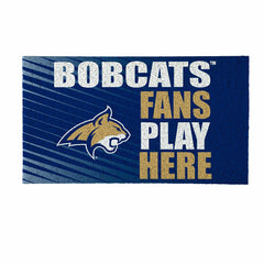 Montana State University Fan Mat, 28"x16", Collegiate