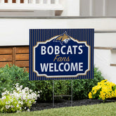 Montana State University Coroplast Yard Sign, "Fans Welcome", Collegiate, Home