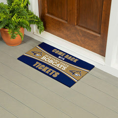 28" x 16" PVC Trapper Mat, Come Back with Tickets, Montana State Unive, Collegiate