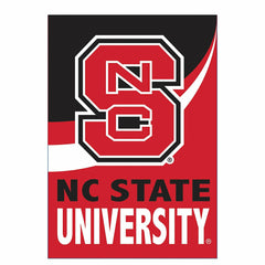 North Carolina State University Burlap Flag GDN Size, Collegiate, Home