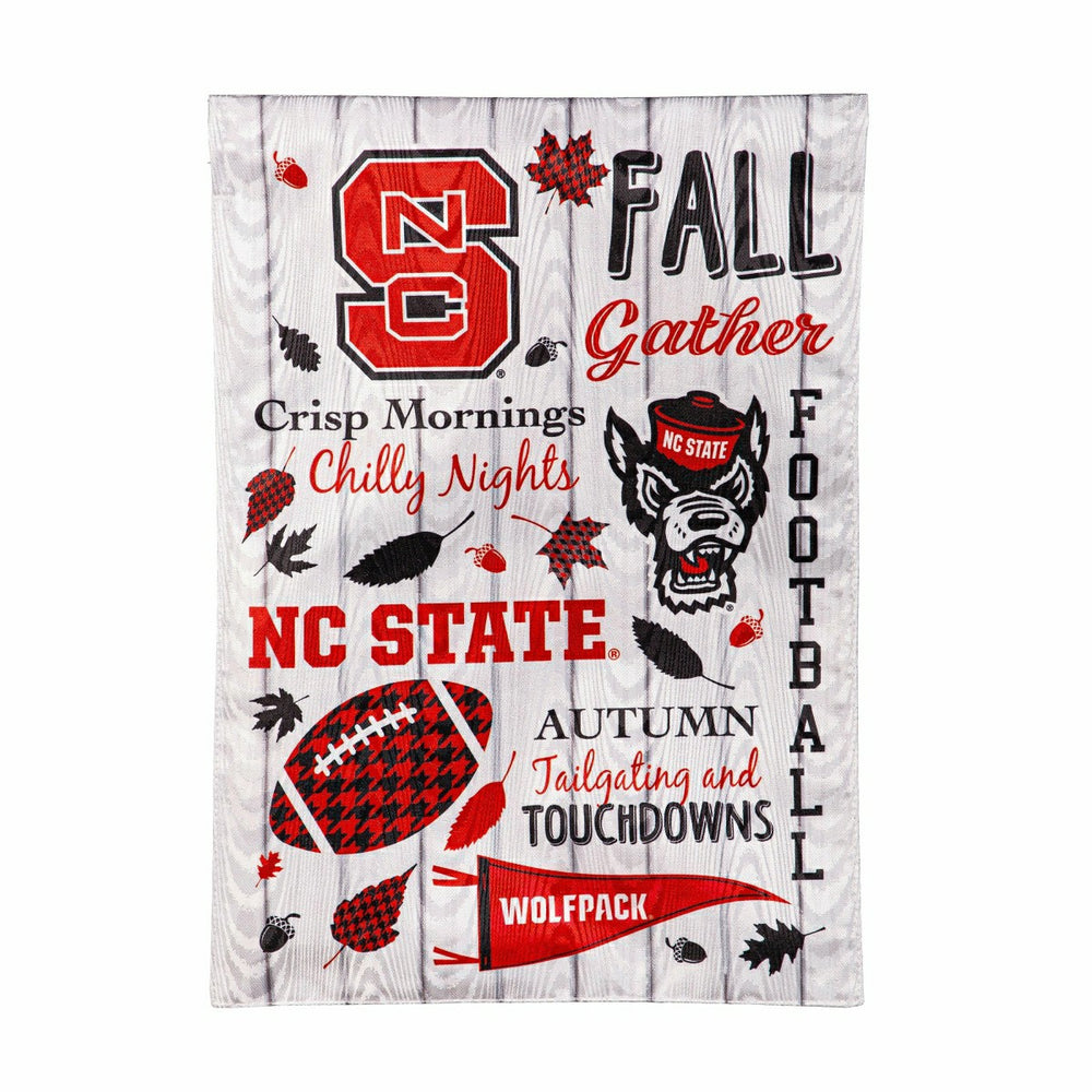 North Carolina State University, Moire Flag, GDN, Fall Seasonal, Collegiate, Home