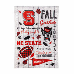 North Carolina State University, Moire Flag, GDN, Fall Seasonal, Collegiate, Home