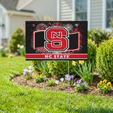 North Carolina State University Yard Sign, Patriotic, Collegiate, Home