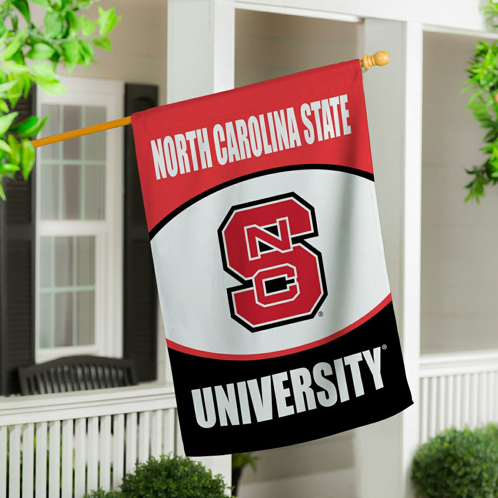 North Carolina State University Suede Flag, House, Collegiate, Home