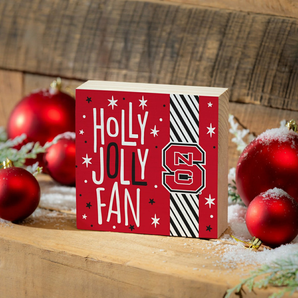 North Carolina State University Block, Holiday, 6x6, Collegiate, Home