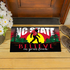 North Carolina State University Bigfoot PVC Mat, 28"x16", Collegiate