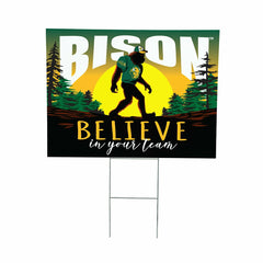 North Dakota State University Yard Sign, Bigfoot, Collegiate, Home