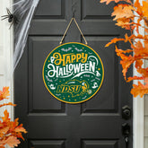 North Dakota State University Halloween Round Door Décor with Hanging , Collegiate, Home