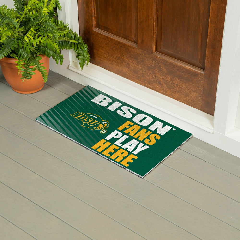 North Dakota State University Fan Mat, 28"x16", Collegiate
