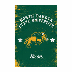 North Dakota State University Wood Wall Sign, 16x24, Collegiate, Home