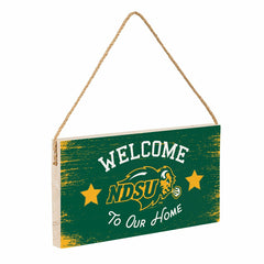 North Dakota State University Wood Wall Sign, 6x11, Collegiate, Home