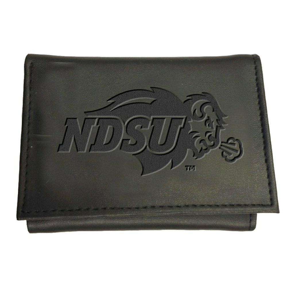 North Dakota State University, Tri-Fold Wallet, Black, Collegiate, Home