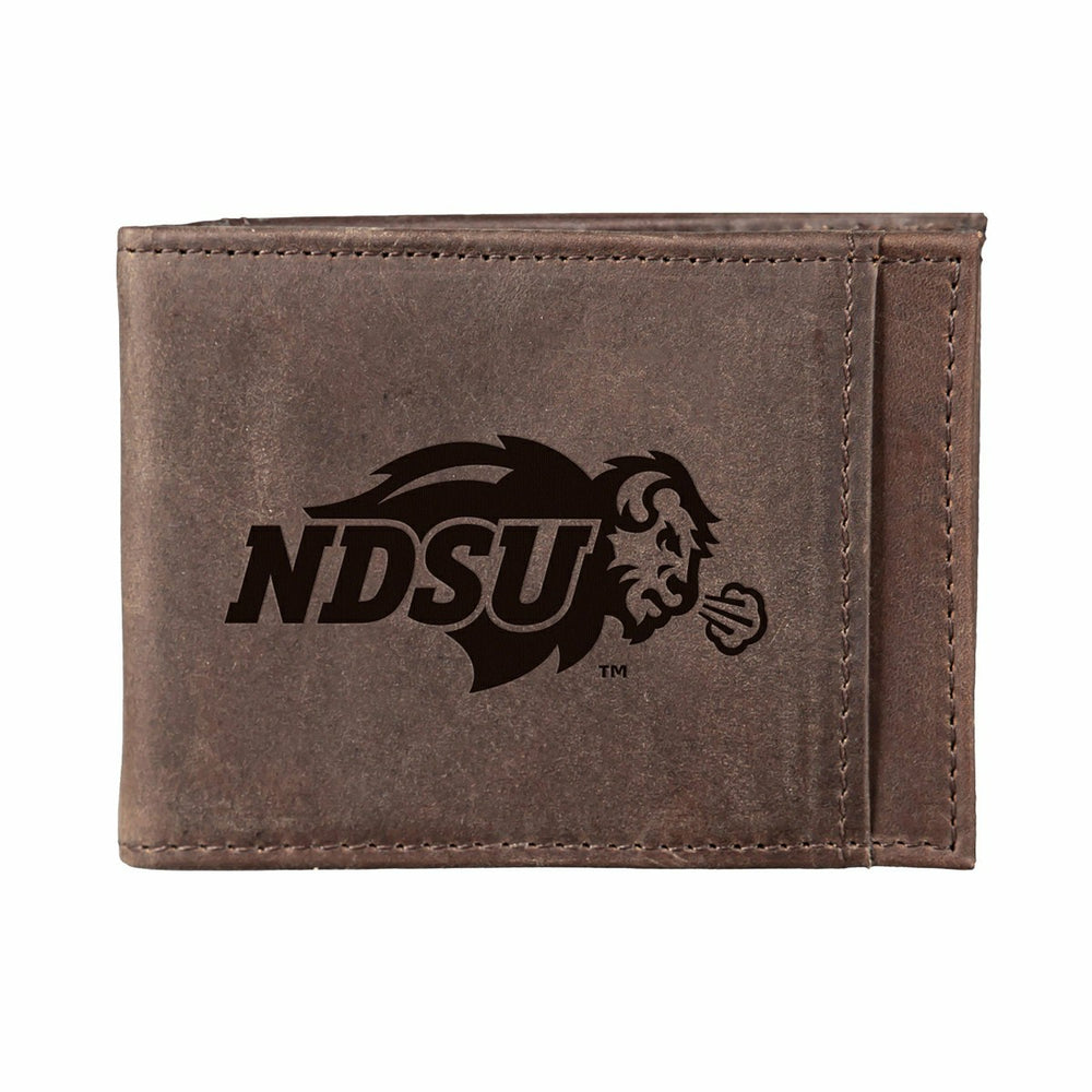 Front Pocket Wallet w/ RFID Blocking, North Dakota State University, B, Collegiate, Home