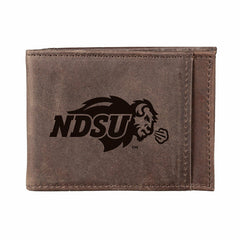 Front Pocket Wallet w/ RFID Blocking, North Dakota State University, B, Collegiate, Home