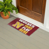 Northern State University Fan Mat, 28"x16", Collegiate