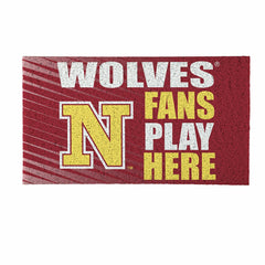 Northern State University Fan Mat, 28"x16", Collegiate