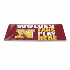 Northern State University Fan Mat, 28"x16", Collegiate