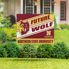 Northern State University Coroplast Yard Sign, Future Student, Collegiate, Home