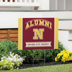 Northern State University Coroplast Yard Sign Alumni, Collegiate, Home