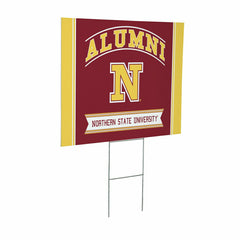 Northern State University Coroplast Yard Sign Alumni, Collegiate, Home