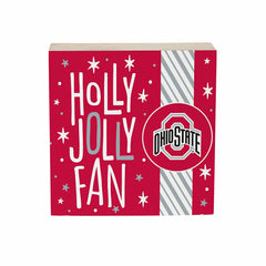 Ohio State University Block, Holiday, 6x6, Collegiate, Home