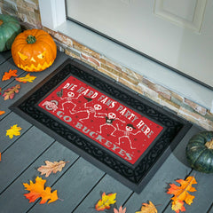 Ohio State University Flocked Coir Halloween Sassafras Switch Mat, 22", Collegiate