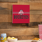 Ohio State University Wood Wall Sign, 12x12, Collegiate, Home