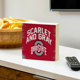 Ohio State University Plock, Down Home Fans, 6x6, Collegiate, Home
