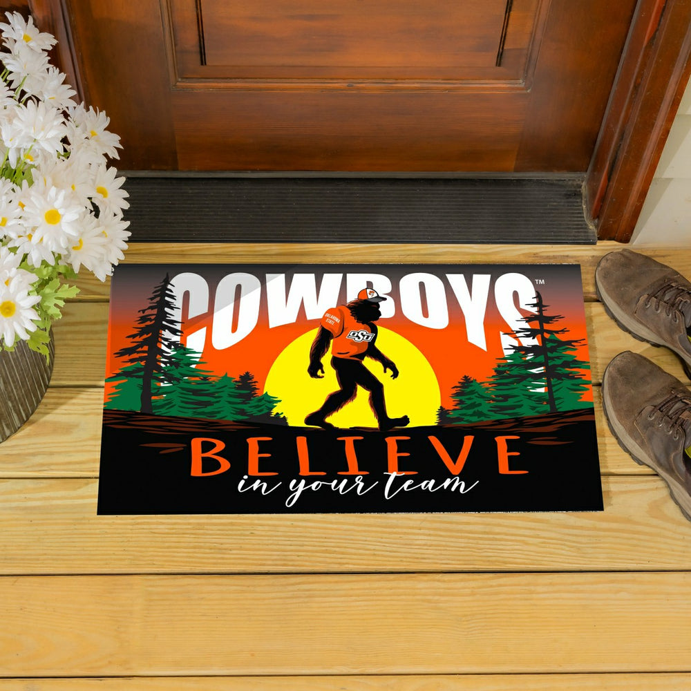 Oklahoma State University Bigfoot PVC Mat, 28"x16", Collegiate