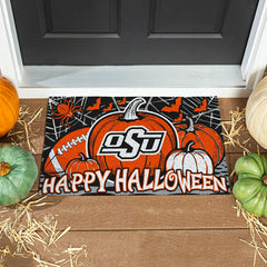 Oklahoma State University Halloween PVC Mat, 28"x16", Collegiate
