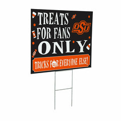 Oklahoma State University Yard Sign, Halloween Treats for Fans, Collegiate, Home