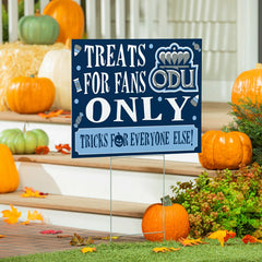 Old Dominion University Yard Sign, Halloween Treats for Fans, Collegiate, Home