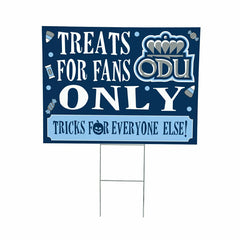 Old Dominion University Yard Sign, Halloween Treats for Fans, Collegiate, Home