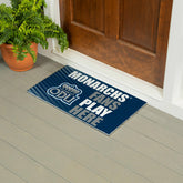 Old Dominion University Fan Mat, 28"x16", Collegiate
