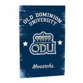 Old Dominion University Wood Wall Sign, 16x24, Collegiate, Home