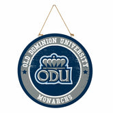 Old Dominion University Round Door Décor with Hanging Rope, 18x18, Collegiate, Home