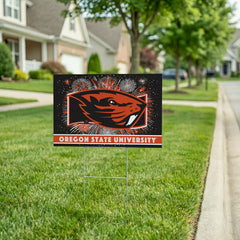 Oregon State University Yard Sign, Patriotic, Collegiate, Home