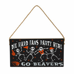Oregon State University Halloween Wood Wall Sign, 6x11, Collegiate, Home