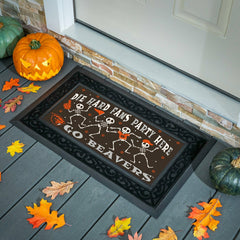 Oregon State University Flocked Coir Halloween Sassafras Switch Mat, 2, Collegiate